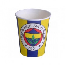 8 adet Lisanslı Fenerbahçe Karton Bardak