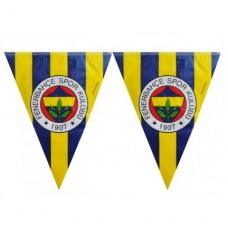 9 adet Lisanslı Fenerbahçe Üçgen Flama