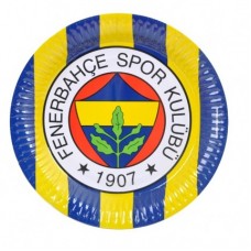8 adet Lisanslı Fenerbahçe Karton Tabak