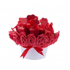 Kikajoy Çiçekli Şeker Külahı Set Sevgiliye en güzel hediye
